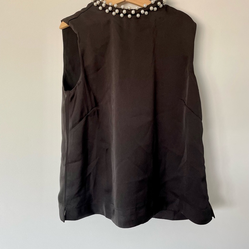 French Connection Pearl Collared Neckline